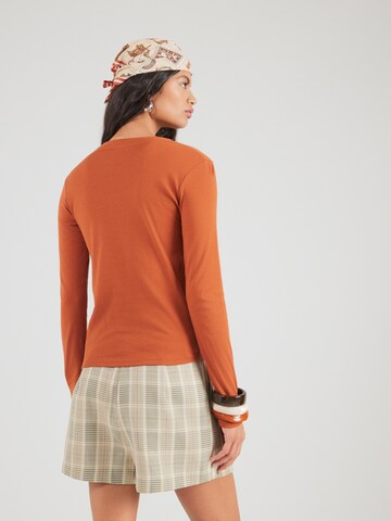 TOPSHOP Shirt 'EVERYDAY' in Bruin