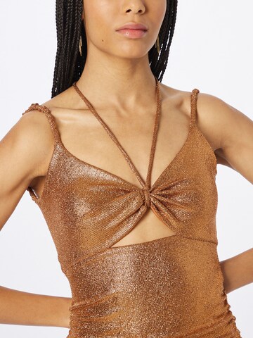 Robe de cocktail GUESS en bronze