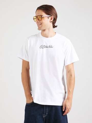 G-STARMajica 'Autograph' - bijela boja: prednji dio