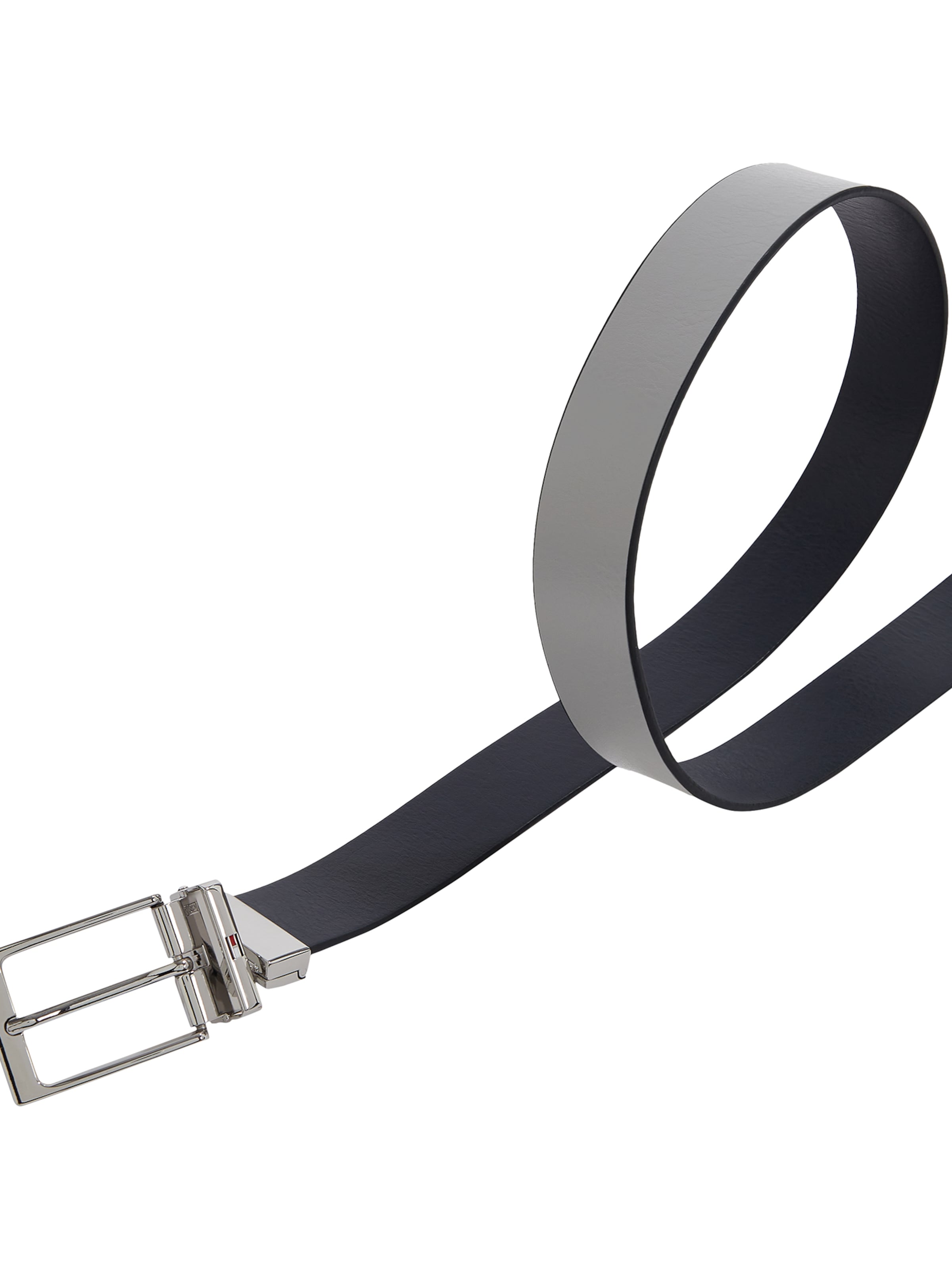 TOMMY HILFIGER Gürtel 'LAYTON' in Grau