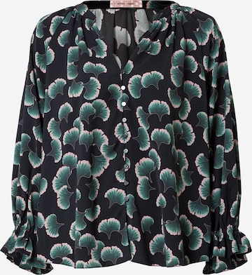 Traffic People Blouse in Groen: voorkant