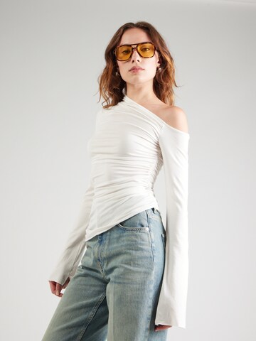 WEEKDAY Shirt 'Erin' in Weiß: Vorderseite
