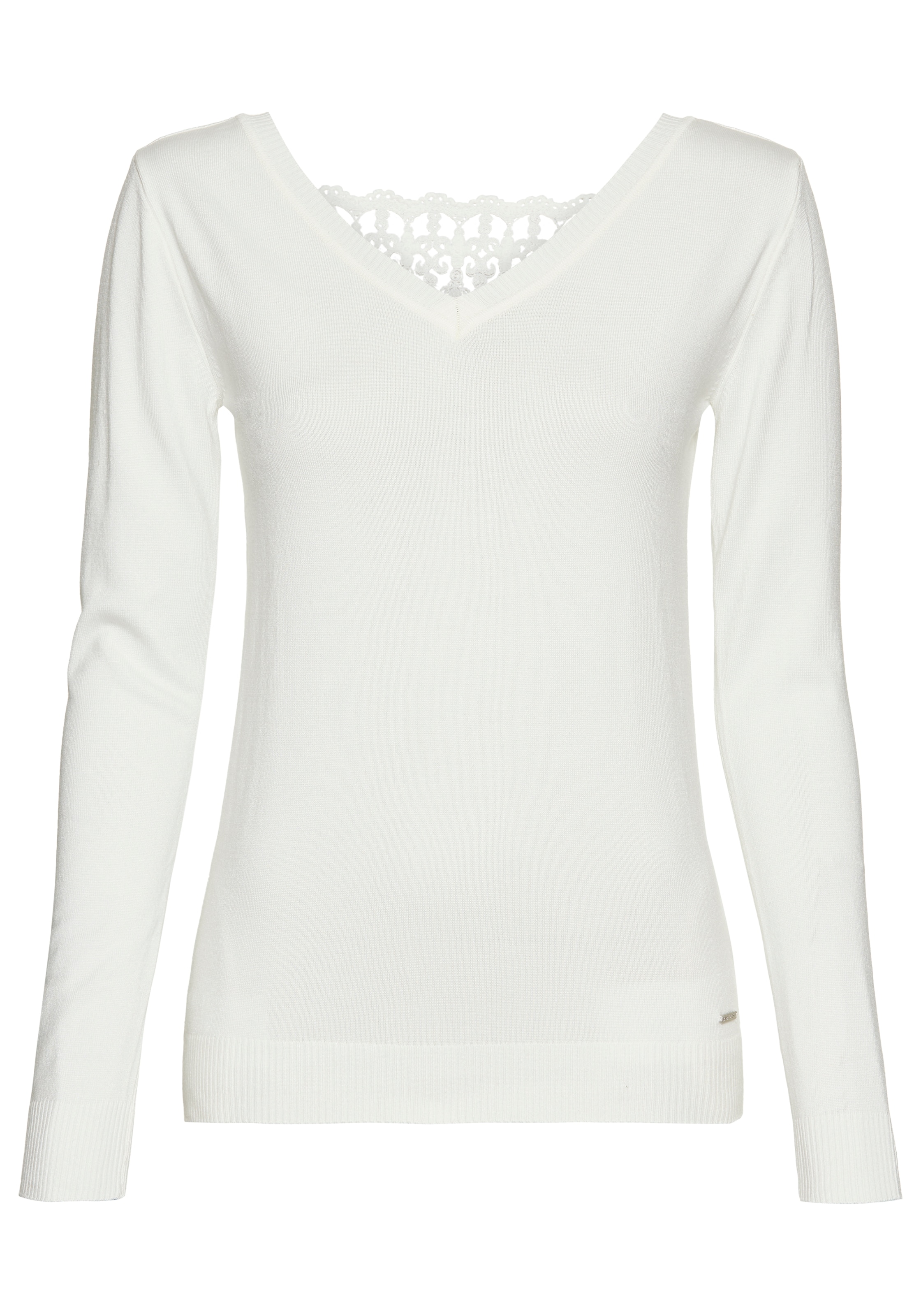 LAURA SCOTT Pullover in Weiß: Vorderseite