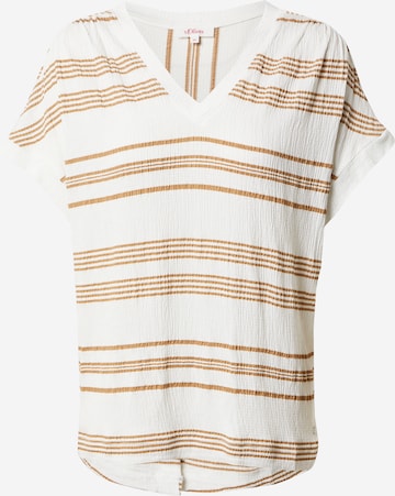 s.Oliver Shirt in Beige: front