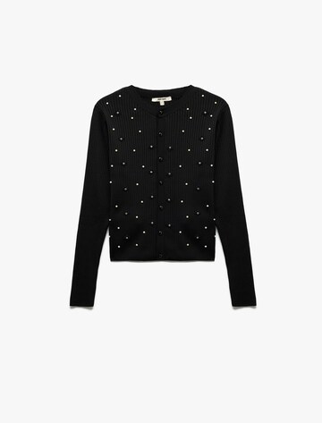 Koton Knit cardigan in Black: front