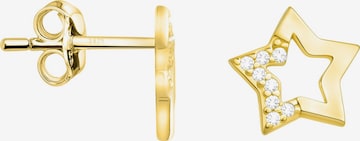 Sofia Milani Ohrringe 'Star' in Gold: Vorderseite