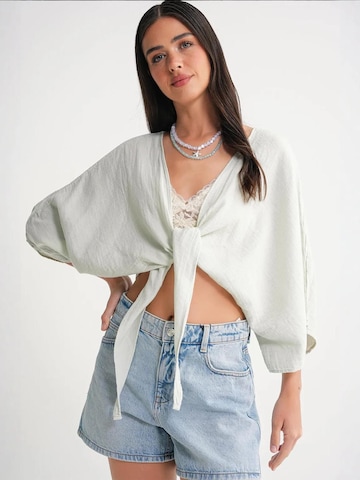 Camicia da donna di MixRay in verde