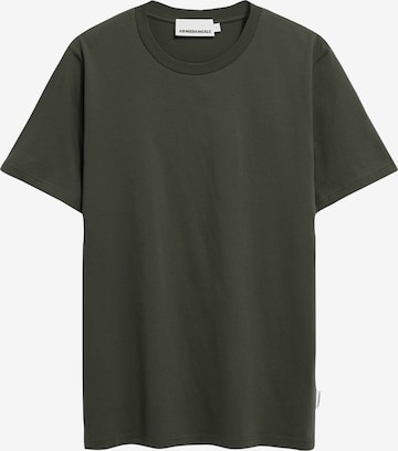 Coupe regular T-Shirt 'JAAMES' ARMEDANGELS en vert : devant