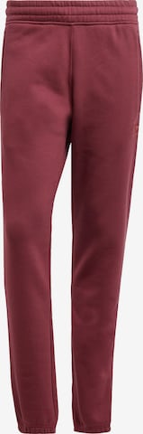 Pantalon 'Trefoil Essentials' ADIDAS ORIGINALS en rouge : devant