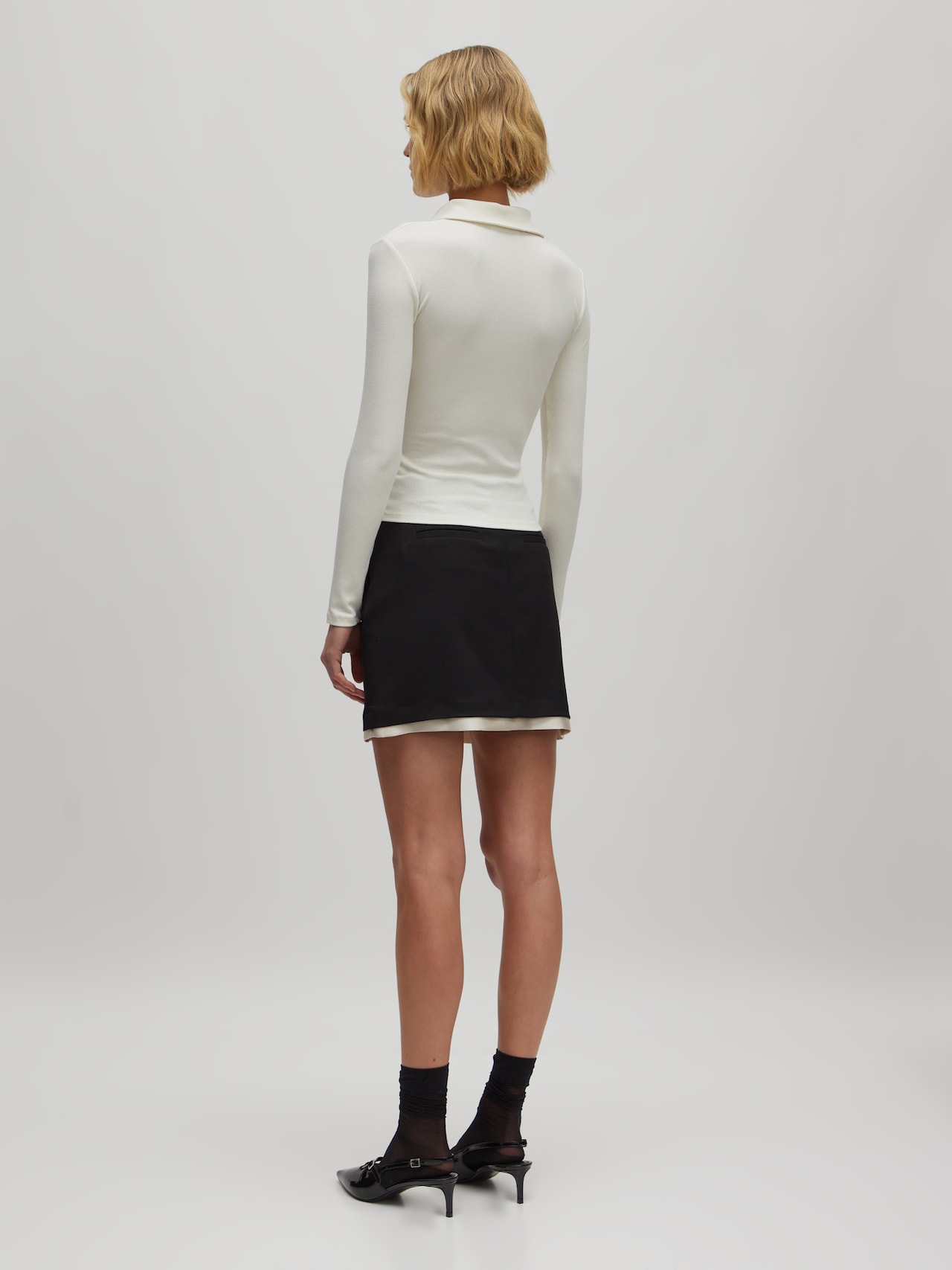 EDITED Shirts 'Olana' naturhvid