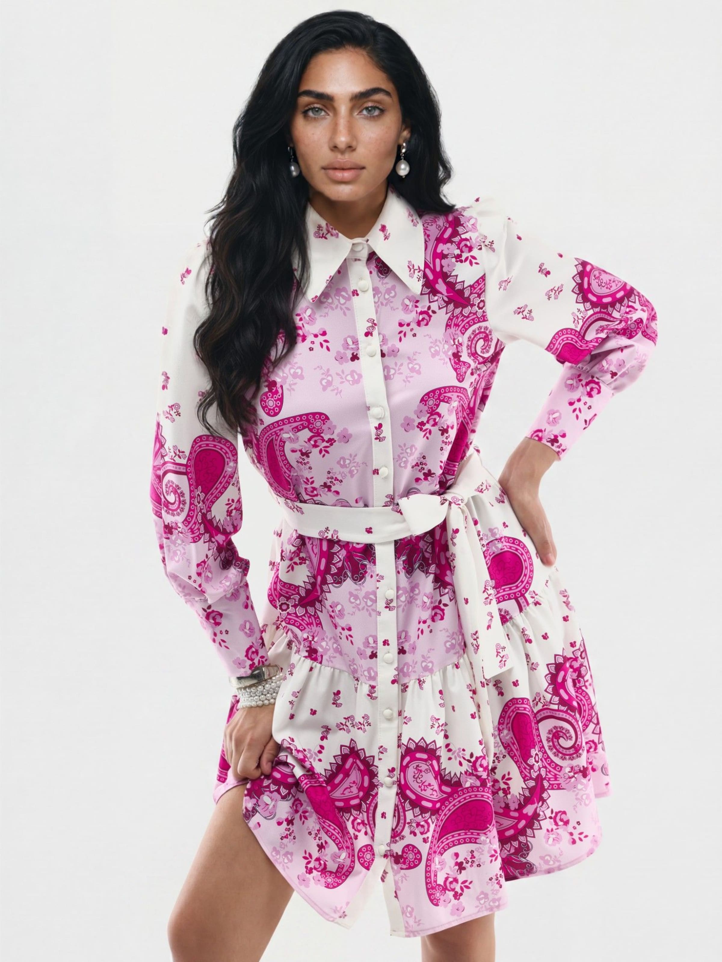 Abito di MSN Collection in rosa: frontale