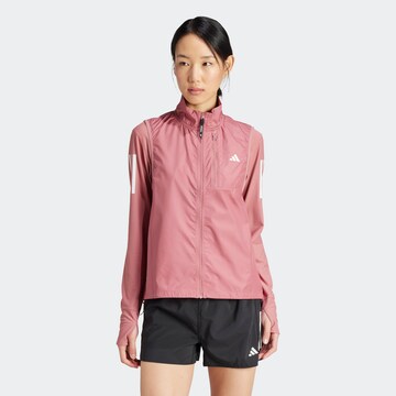 ADIDAS PERFORMANCE Sportweste 'Own the Run' in Pink: Vorderseite