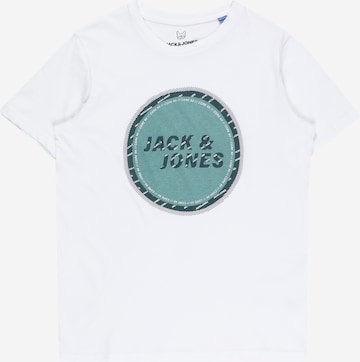 Jack & Jones Junior Shirt 'FRIDAY' in White: front