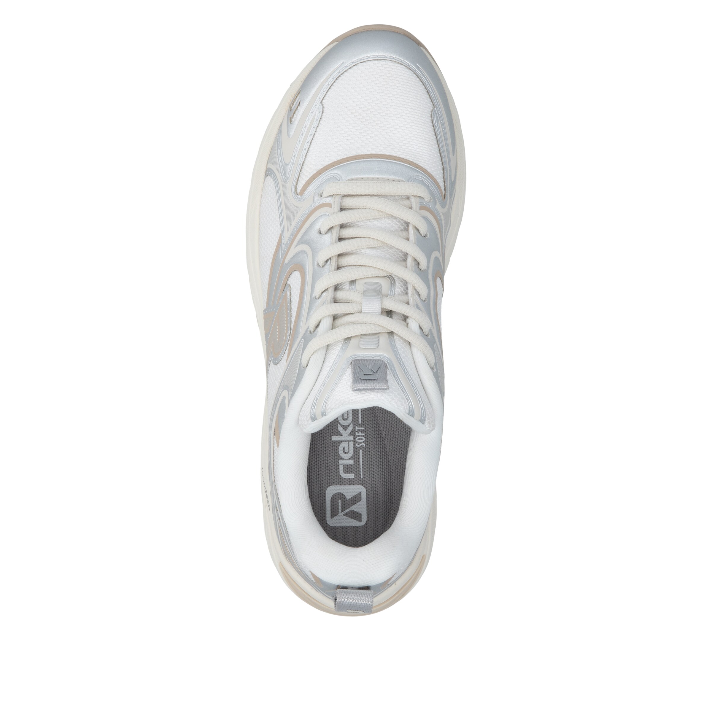Baskets basses 'Camden' Rieker en blanc