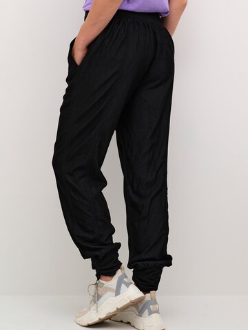 Cream Tapered Hose 'Line' in Schwarz