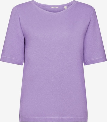 T-shirt ESPRIT en violet : devant