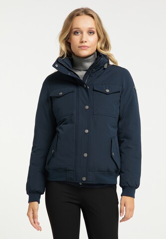 DreiMaster Klassik Winter jacket in Blue: front