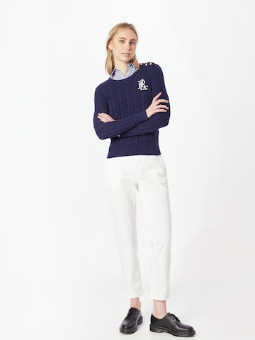 Slimfit Pantaloni chino 'GABBY' di Lauren Ralph Lauren in bianco