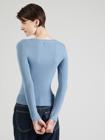 PIECES Pullover in Blau