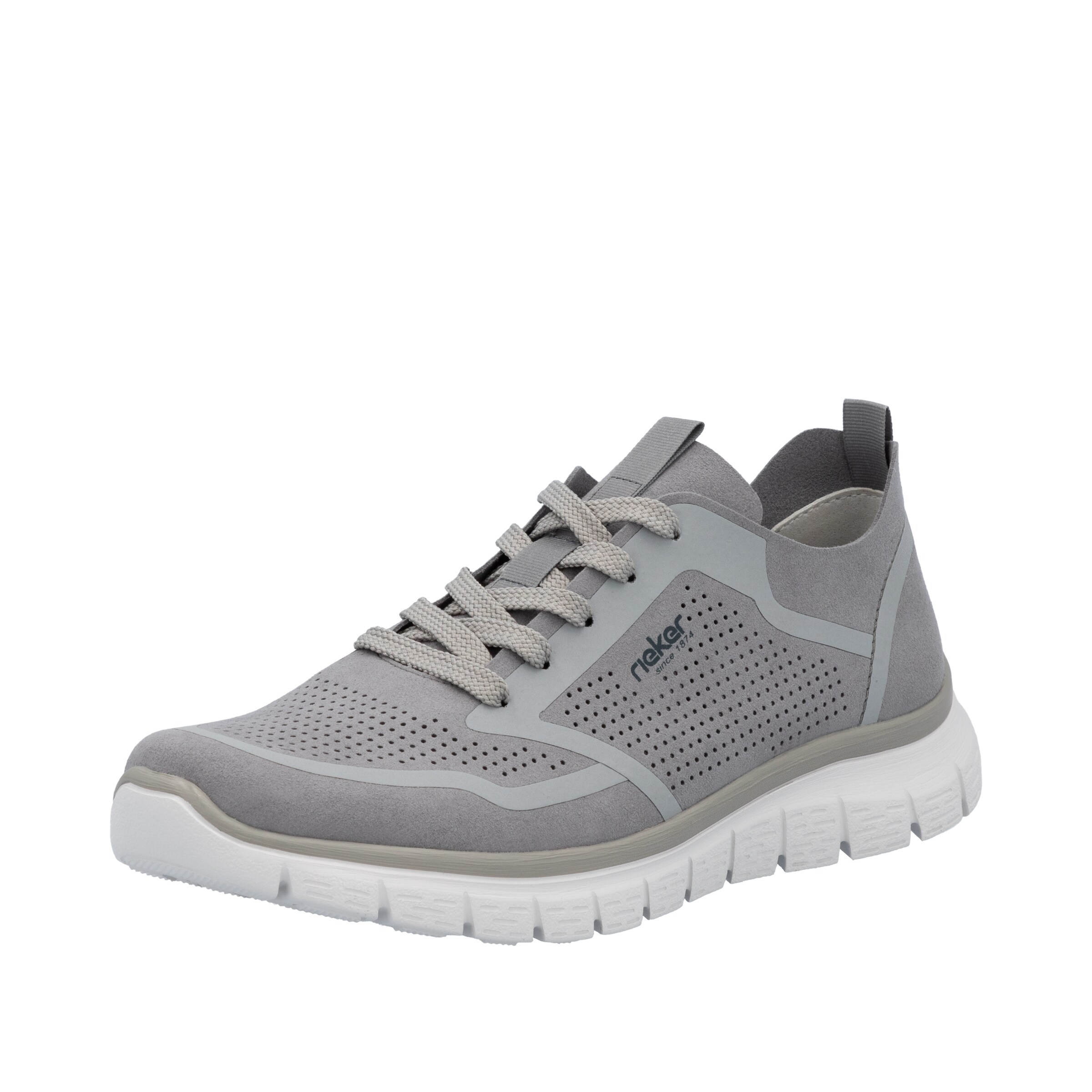 Rieker Sneaker Low 'B6600' in Grau: Vorderseite