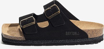 Bayton Pantolette 'BENALLA' in Schwarz: predná strana