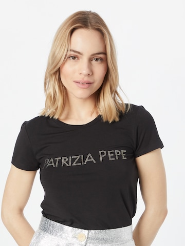 PATRIZIA PEPE T-Shirt in Schwarz: predná strana