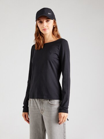 MUSTANG Shirt 'Delia' in Schwarz: Vorderseite