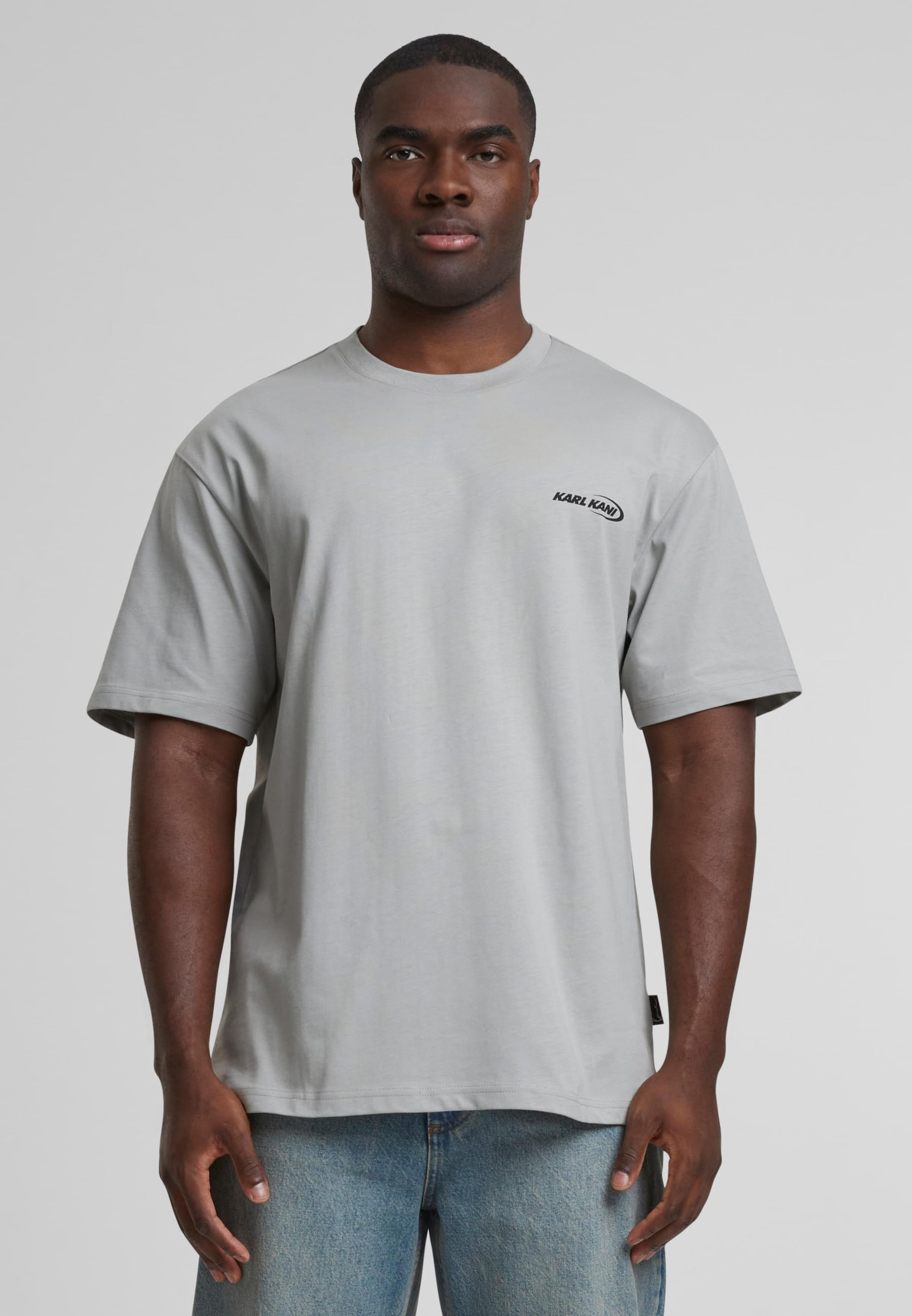 KARL KANI◆カールカナイ Tシャツ SIGNATURE RESIST LOVE [Gray] Karl Kani Woven Signature Resist Love T-Shirt Grey