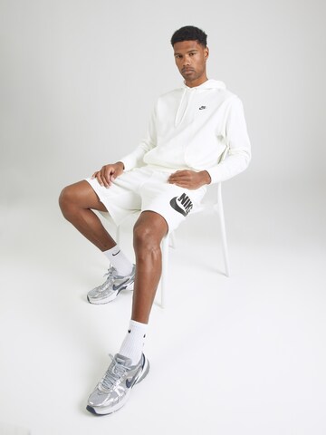 Nike Sportswear Sweatshirt 'Club Fleece' in Beige