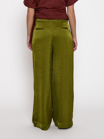 Peppercorn Wide leg Trousers 'Randy' in Green
