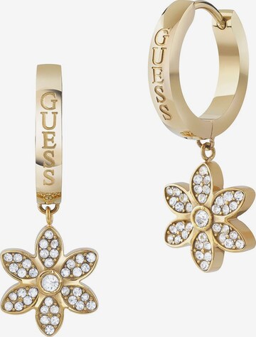 GUESS Ohrringe 'White Lotus' in Gold: predná strana