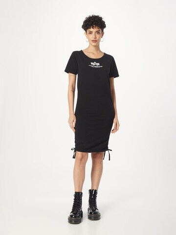 ALPHA INDUSTRIES Dress in Black: front