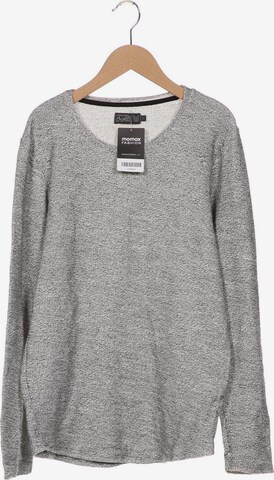 JACK & JONES Sweatshirt & Zip-Up Hoodie in S in Grey: front