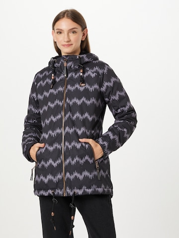 Ragwear Jacke 'ZUZKA' in Schwarz: predná strana