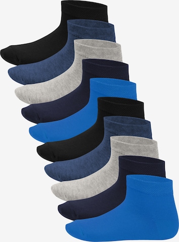 footstar Socks 'EVERYDAY!' in Blue: front
