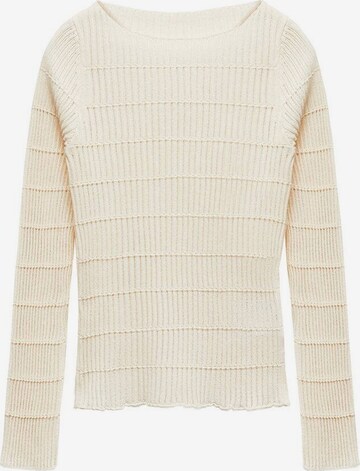 MANGO Pullover 'Peton' in Beige: predná strana