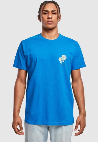 MT Men T-Shirt 'Wasted Youth' in Blau: Vorderseite