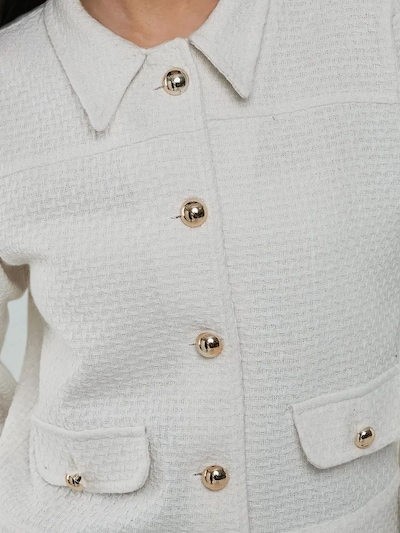 Giacca di mezza stagione Hiccup di colore offwhite, Visualizzazione prodotti