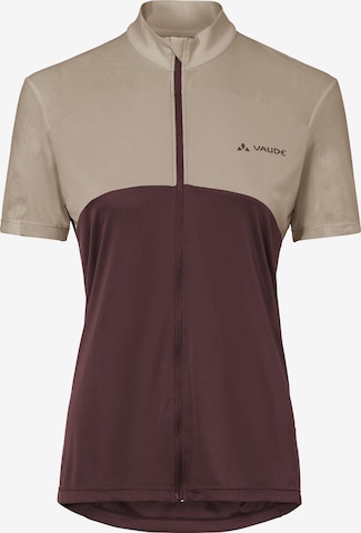 VAUDE Trikot 'Matera' in Braun: Vorderseite
