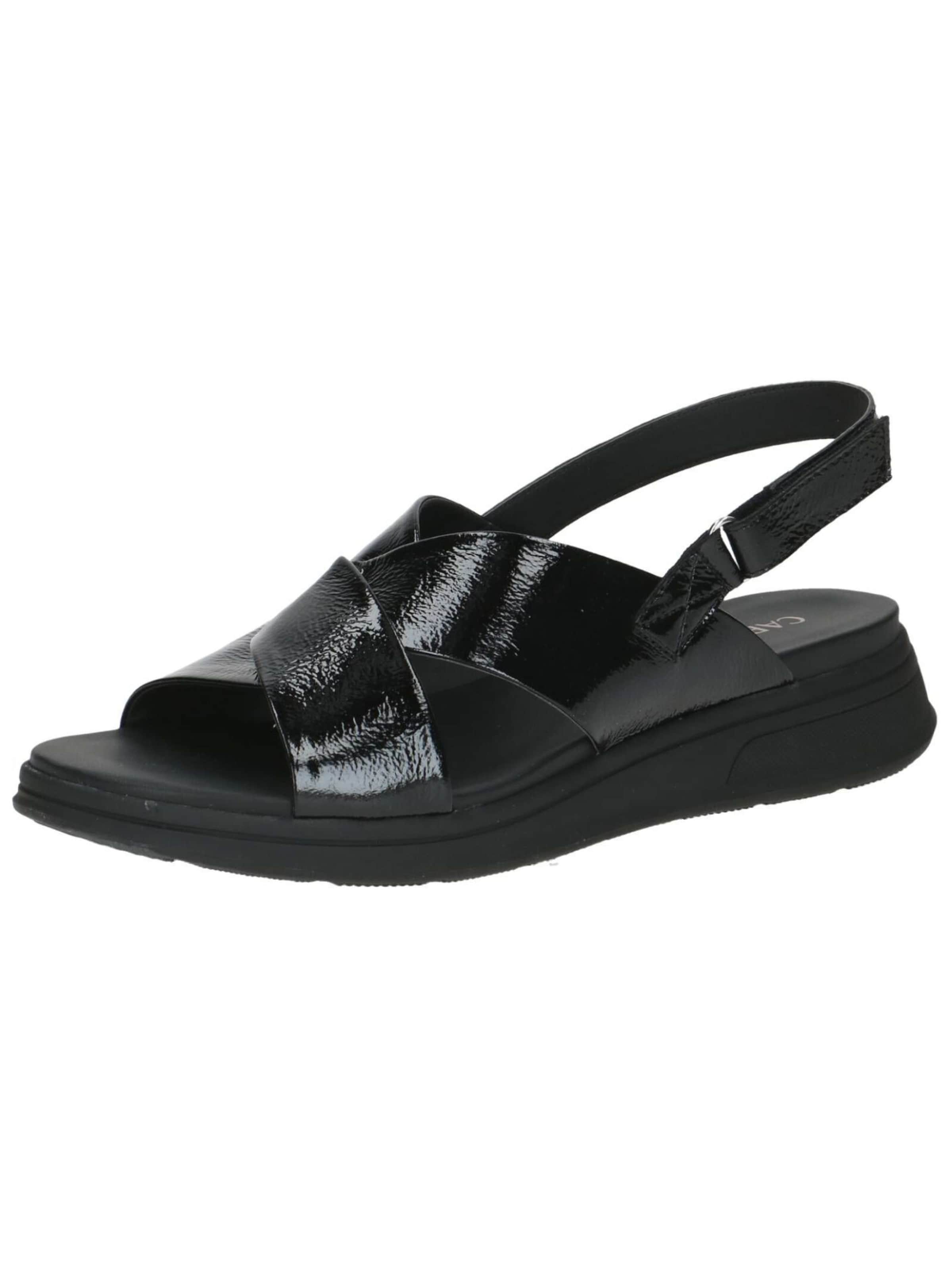CAPRICE Sandal in Black: front