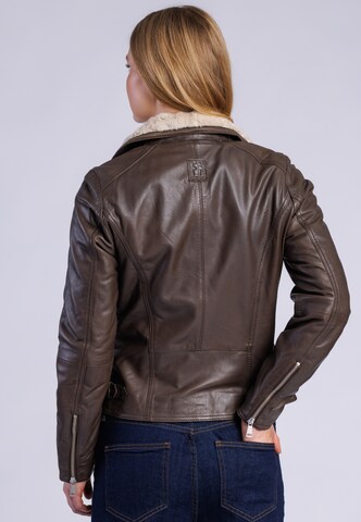 FREAKY NATION Zimní bunda ' Winter Biker' – hnědá