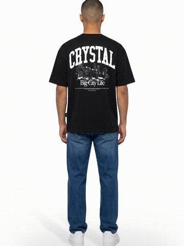 Crystal Paris Shirt 'Big City' in Zwart