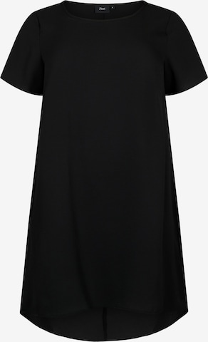 Zizzi Sukienka 'CAANNI' w kolorze czarny: przód
