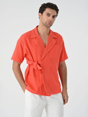 Regular fit Camicia di Antioch in arancione: frontale