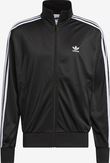 Bluză cu fermoar sport 'Adicolor Classics Firebird' ADIDAS ORIGINALS pe negru / alb, Vizualizare produs