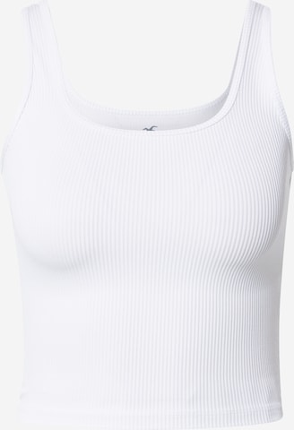 HOLLISTER - Top en blanco: frente