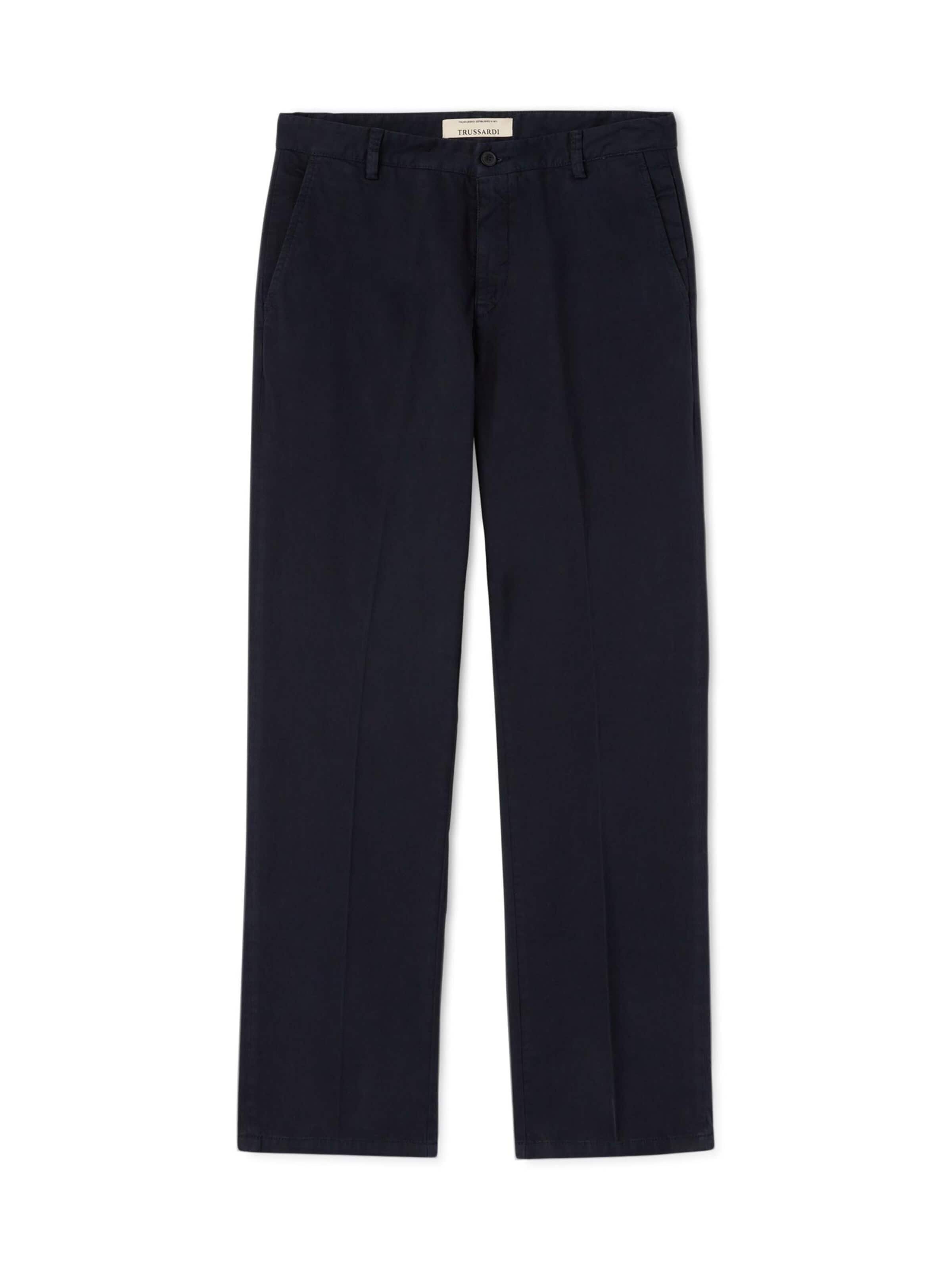 Trussardi Broek in Blauw: voorkant