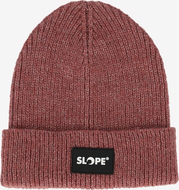 SLOPE Mütze 'Andi' in Rot: Vorderseite