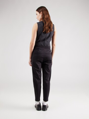 DRYKORN Slim fit Pleat-Front Pants 'Level' in Black