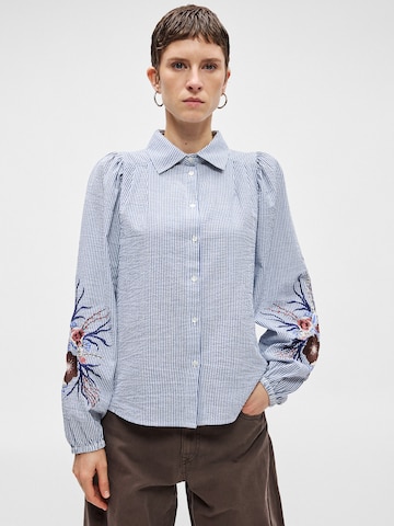 MOS MOSH Blúz 'MMCiu' - kék: elől